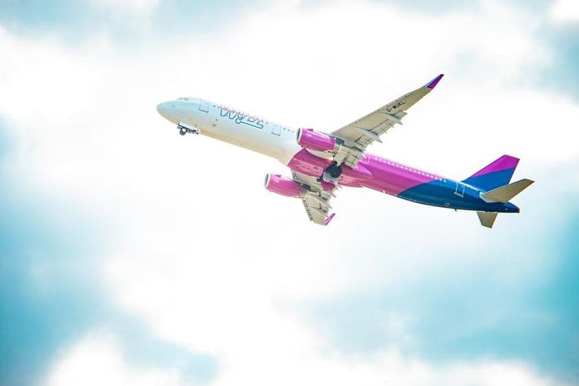 Wizz Air飞翔在空中