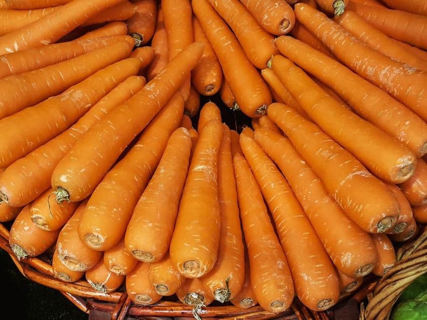 胡萝卜。