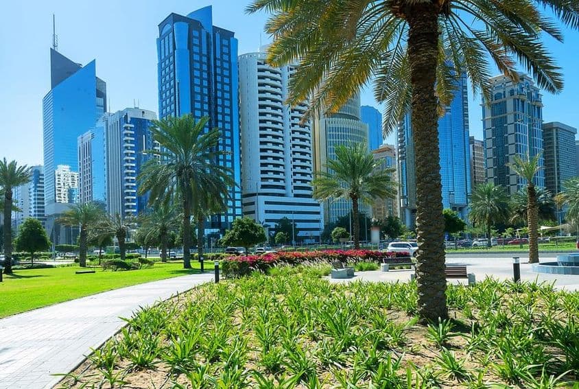 阿布扎比摩天大楼。