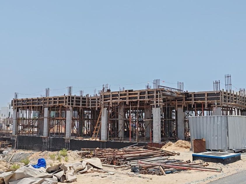 迪拜在建高楼。