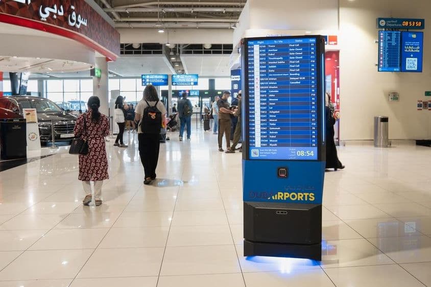 迪拜机场内部景象