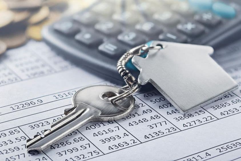 房地产,带房屋标志的钥匙链