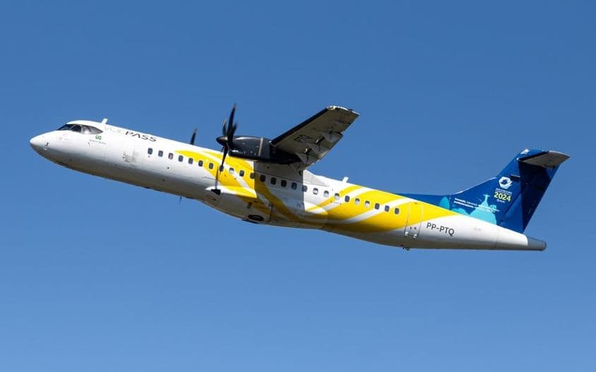 ATR 72-600飞机在空中