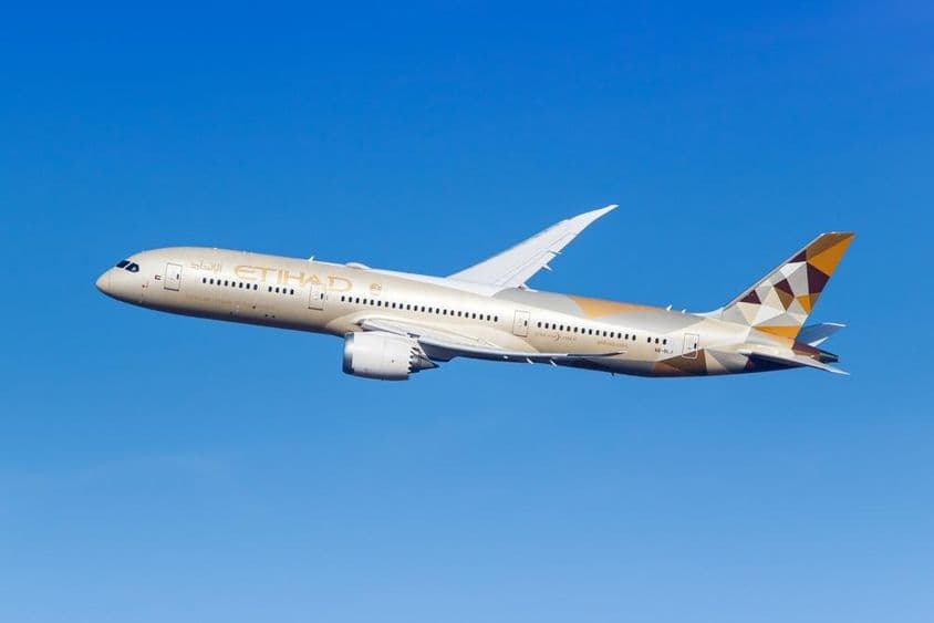 阿提哈德航空波音787-9梦幻客机