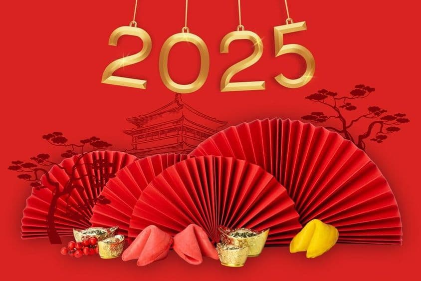 中国新年和传统中国装饰。