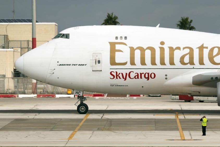 阿联酋SkyCargo波音747-4HAF/ER/SCD