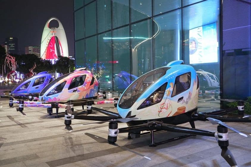 能载客的无人机,空中出租车