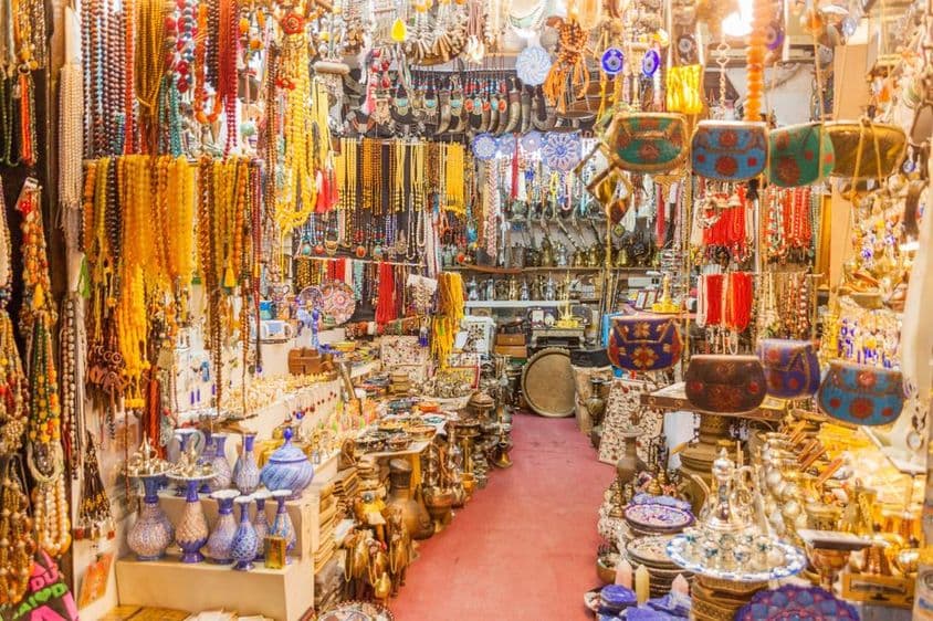 沙迦Al Arsah市集的小店