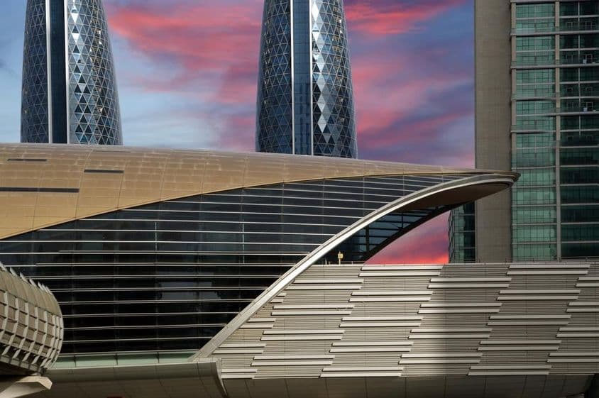 迪拜地铁,阿拉伯联合酋长国。