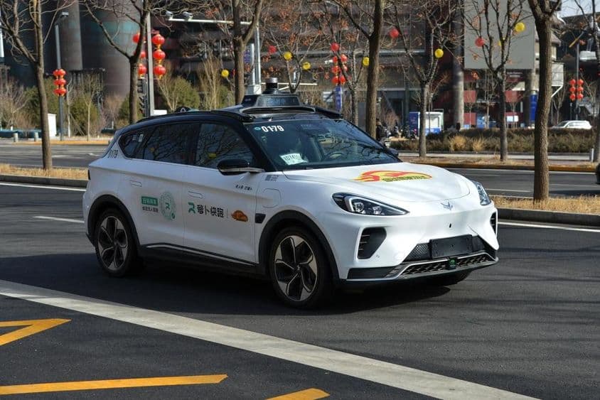 下一代百度与北汽集团的自动驾驶出租车。
