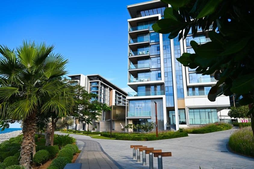 迪拜居民社区在蓝水岛。