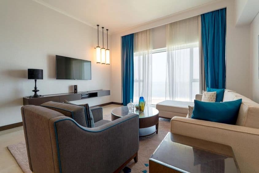 阿联酋,阿布扎比,现代客厅室内设计