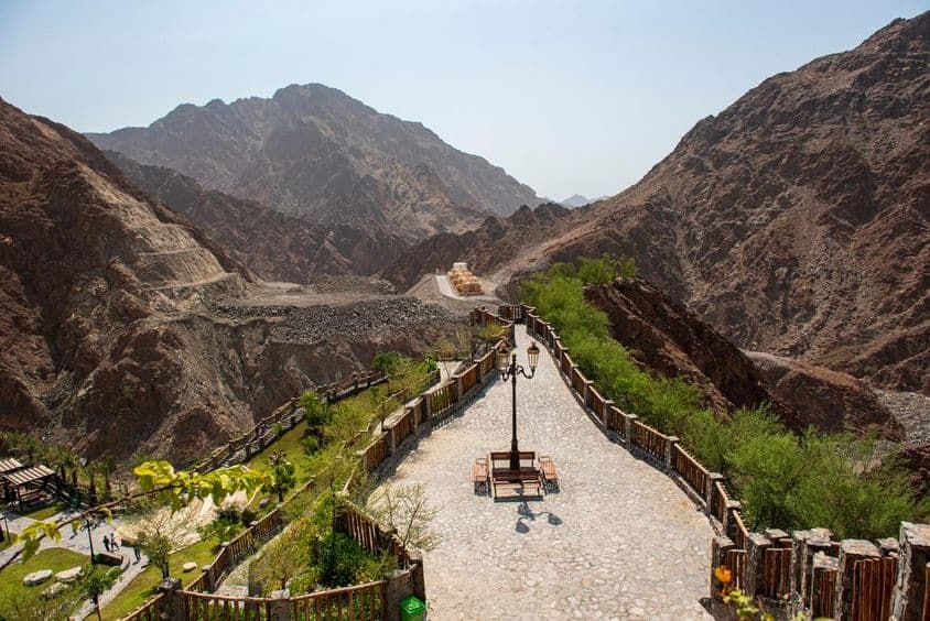 沙迦山脉中的美丽公园。