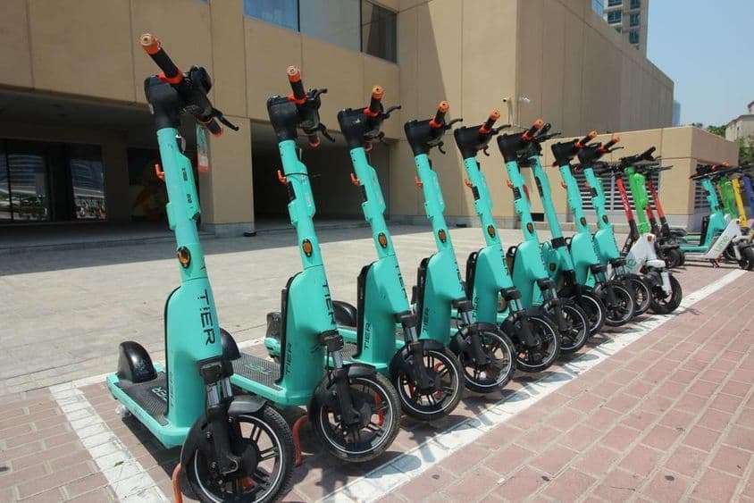 迪拜RTA电动滑板车租赁。The Careem BIKE。