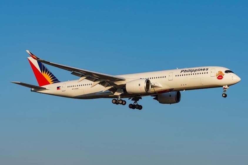 菲律宾航空空客A350-900飞机。