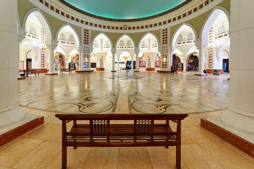 迪拜购物中心内的黄金市场。