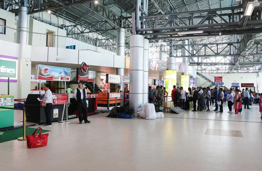 加德满都,尼泊尔特里布万国际机场,国内航站楼。