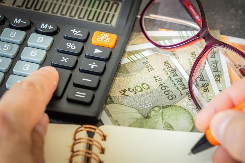 印度卢比的财务计算。