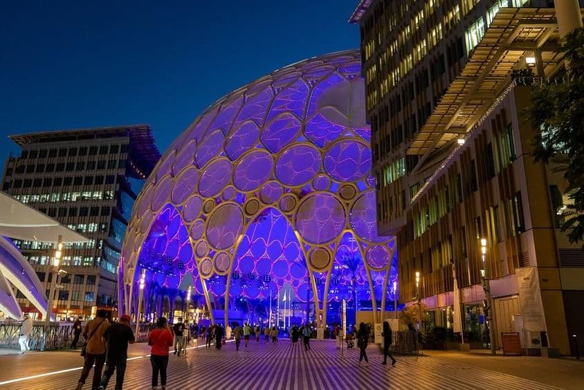 迪拜博览城的穹顶