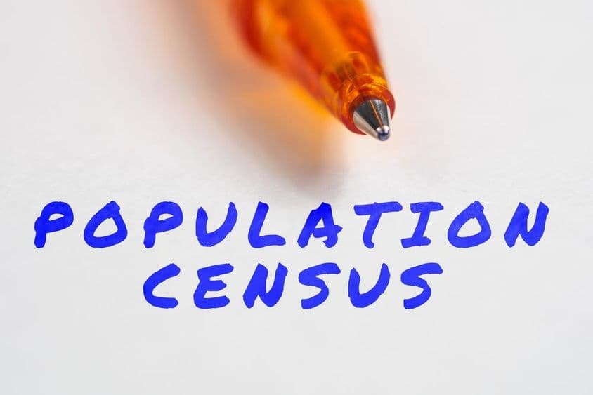 纸上标有CENSUS字样的表达方式。