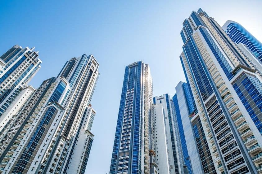 迪拜,阿拉伯联合酋长国行政大厦。