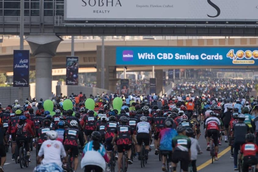 年度迪拜骑行活动2023。