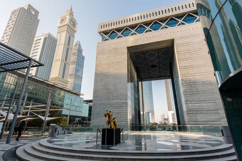 迪拜国际金融中心(DIFC)的主入口。
