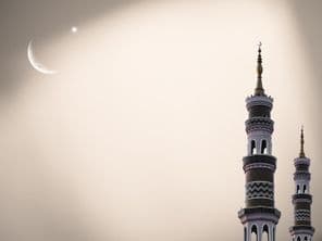 阿联酋在斋月期间的清真寺。