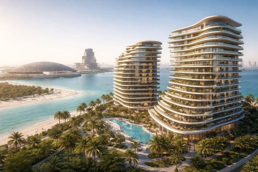 萨迪亚特巴卡拉住宅全景图