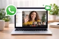 WhatsApp网络视频通话界面