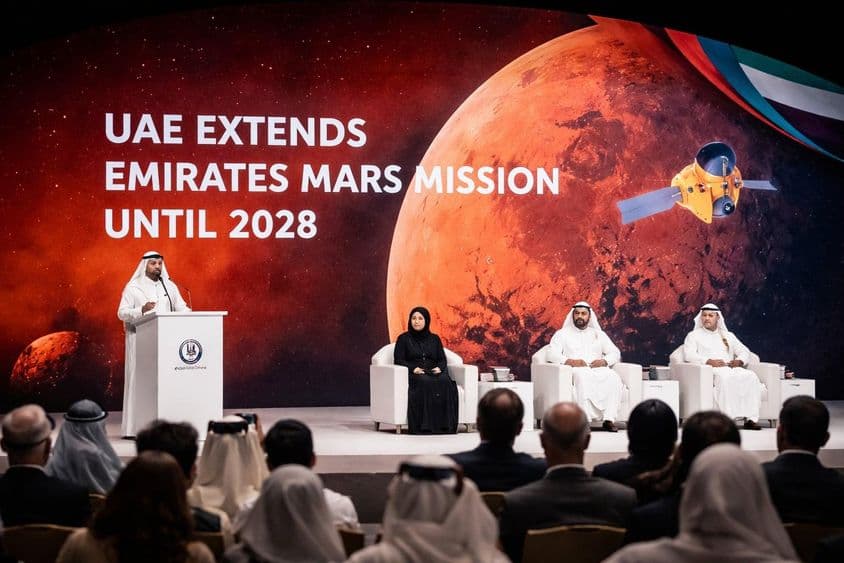酋长国火星任务延续至2028年。