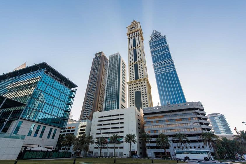 阿联酋的大本钟塔