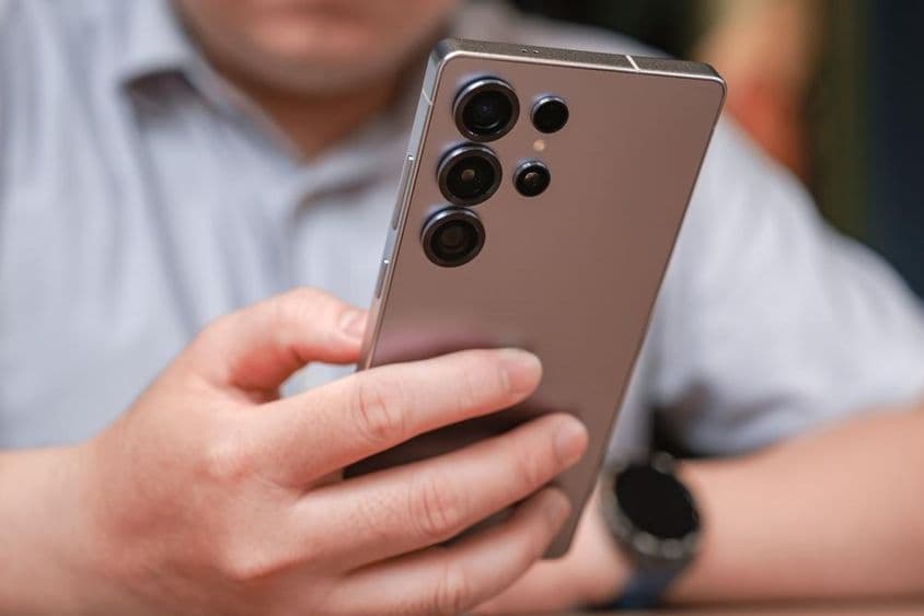 三星Galaxy S25 Ultra智能手机。