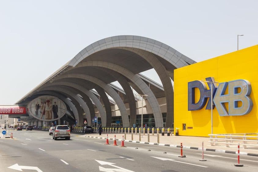 迪拜机场DXB的3号航站楼
