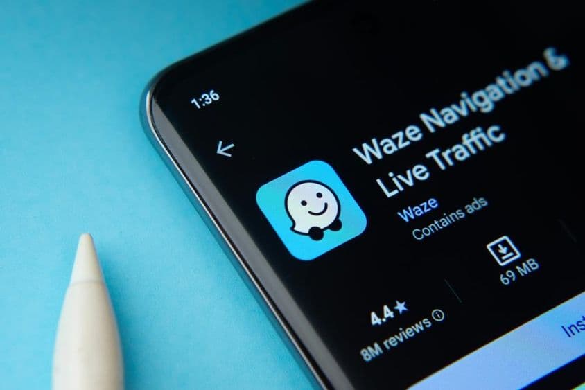 Waze 应用程序在 Google Playstore 上出现