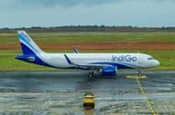 IndiGo航空公司Airbus A320飞机。