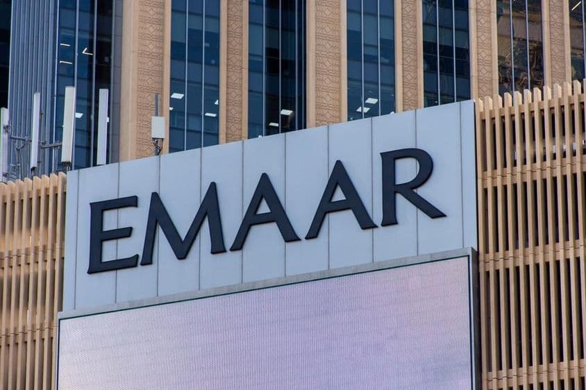 Emaar迪拜滨海地区的阿联酋房地产开发公司建筑