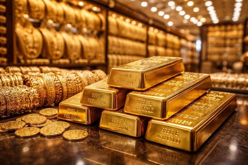 迪拜耀眼的黄金市场