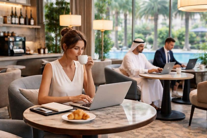 现代酒店工作环境气氛